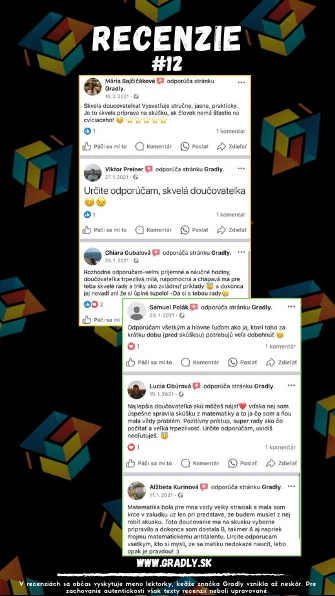 Recenzie študentov, koláž č. 12