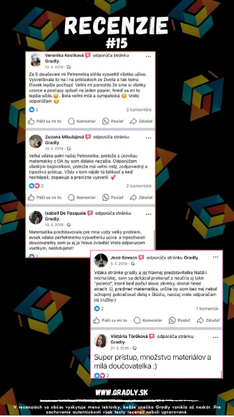 Recenzie študentov, koláž č. 15